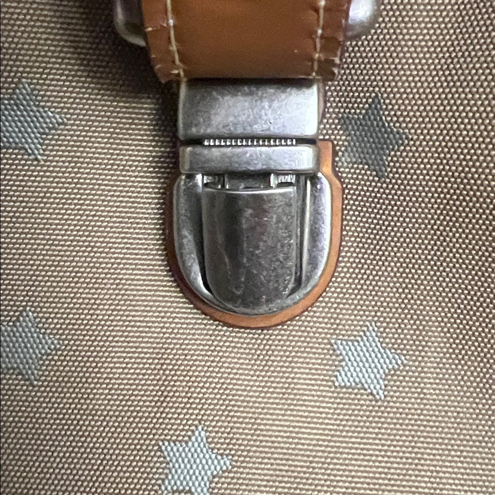 Fossil Tan Star-Patterned Bag - Picture 7 of 14